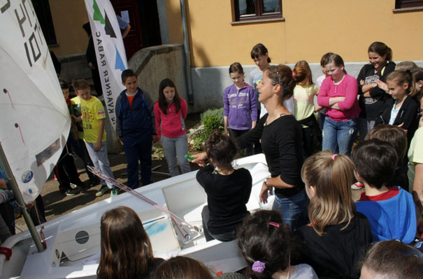 Promocija Škole jedrenja u labinskim školama