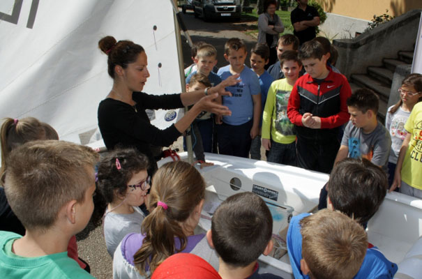 Promocija Škole jedrenja u labinskim školama